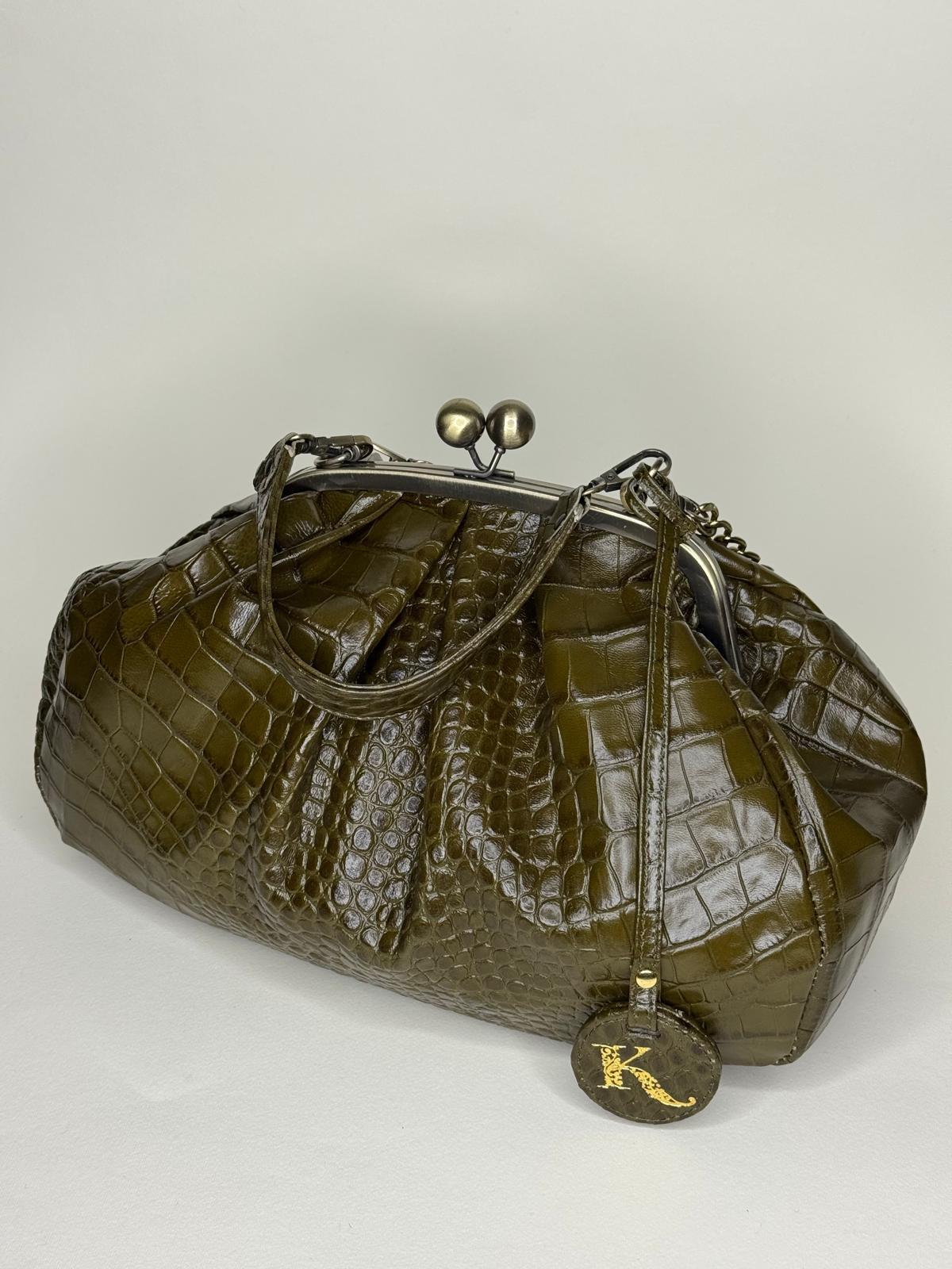 Amara Croco Green torba  